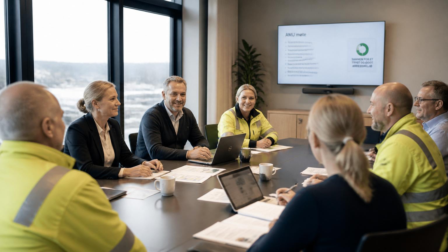 Illustrasjon til AMU – arbeidsmiljøutvalg: oppgaver, medlemmer og lovpålagt kurs (40 timer)